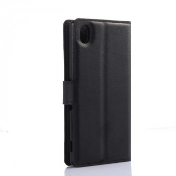 Чехол портмоне подставка с защелкой для Sony Xperia M4 Aqua Черный