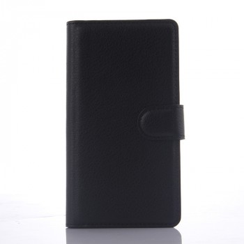 Чехол портмоне подставка с магнитной защелкой для LG Magna Черный