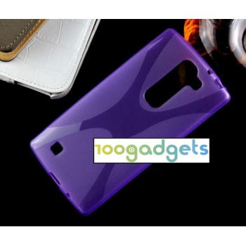 Силиконовый X чехол для LG Magna Фиолетовый
