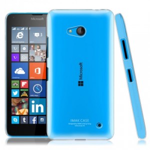 Пластиковый транспарентный чехол для Microsoft Lumia 640 Белый