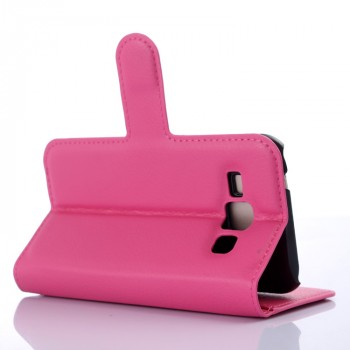 Чехол портмоне подставка с защелкой для Samsung J1 Пурпурный