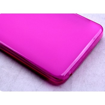 Силиконовый матовый полупрозрачный чехол для Acer Liquid Z520 Пурпурный