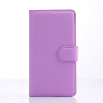 Чехол портмоне подставка с защелкой для LG Spirit Фиолетовый