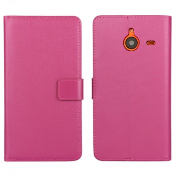 Чехол портмоне подставка с защелкой для Microsoft Lumia 640 XL Розовый