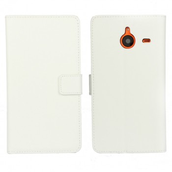 Чехол портмоне подставка с защелкой для Microsoft Lumia 640 XL Белый
