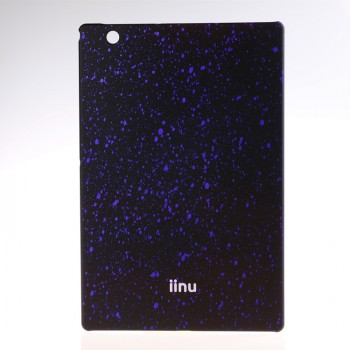 Пластиковый матовый дизайнерский чехол с голографическим принтом Звезды для Sony Xperia Z4 Tablet Фиолетовый