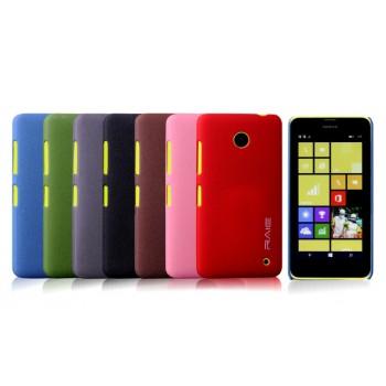 Пластиковый матовый чехол с повышенной шероховатостью для Nokia Lumia 630/635