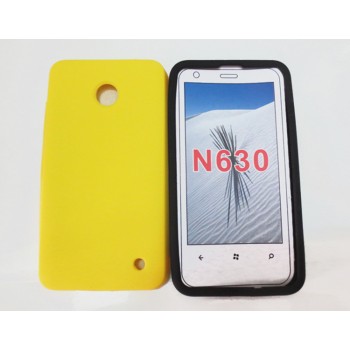 Силиконовый матовый непрозрачный чехол для Nokia Lumia 630/635