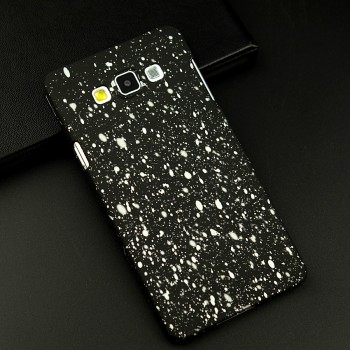 Пластиковый матовый дизайнерский чехол с голографическим принтом Звезды для Samsung Galaxy A7