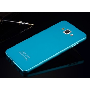 Гибридный металлический двухкомпонентный чехол с поликарбонатной крышкой для Samsung Galaxy A7 Голубой