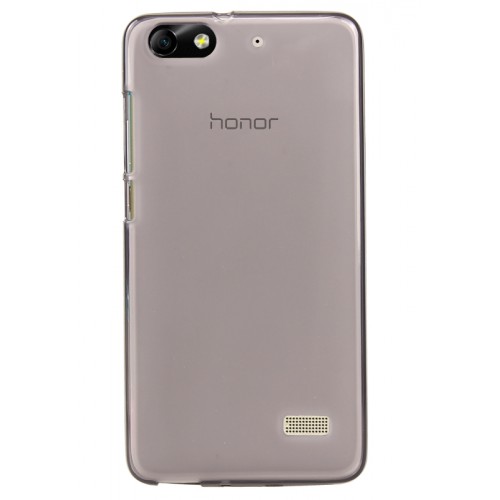 Силиконовый матовый полупрозрачный чехол для Huawei Honor 4C, цвет Черный