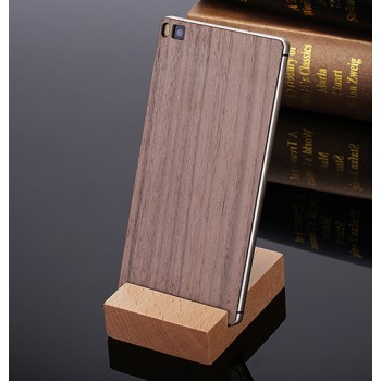 Клеевая натуральная деревянная накладка для Huawei P8 Lite 