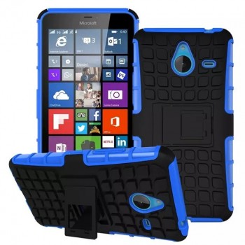 Силиконовый чехол экстрим защита для Microsoft Lumia 640 XL Синий