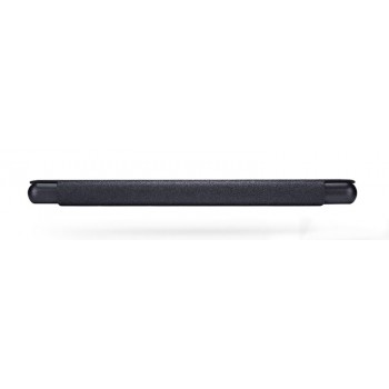 Текстурный чехол флип на пластиковой матовой нескользящей основе для Sony Xperia Z3+ Черный