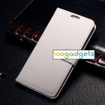 Чехол портмоне подставка с защелкой для Samsung Galaxy E5 Белый
