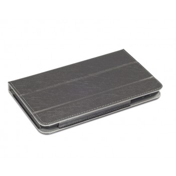 Сегментарный текстурный чехол подставка с рамочной защитой для Huawei MediaPad T1 8.0 Черный
