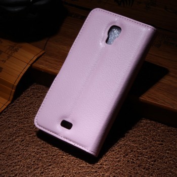 Чехол портмоне подставка с защелкой для Explay Vega Розовый