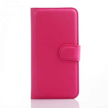Чехол портмоне подставка с защелкой для Alcatel One Touch Idol 3 (4.7) Пурпурный