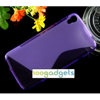 Силиконовый S чехол для Alcatel One Touch Idol 3 (4.7) Фиолетовый