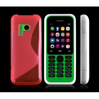 Силиконовый S чехол для Nokia 215 Красный