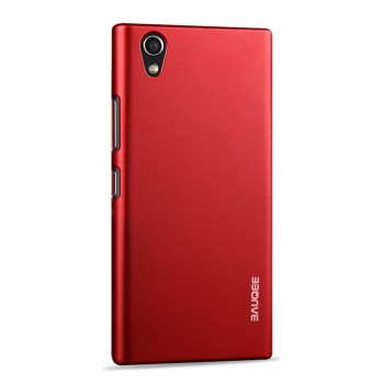 Пластиковый матовый непрозрачный чехол для Lenovo P70 Красный