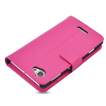 Чехол портмоне-подставка для Sony Xperia L Розовый