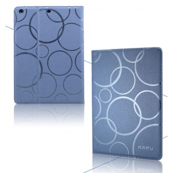 Чехол подставка текстурный для Samsung Galaxy Tab 4 10.1 Синий