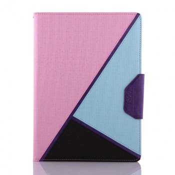 Дизайнерский чехол подставка с внутренними отсеками для Samsung Galaxy Tab S 10.5 Розовый