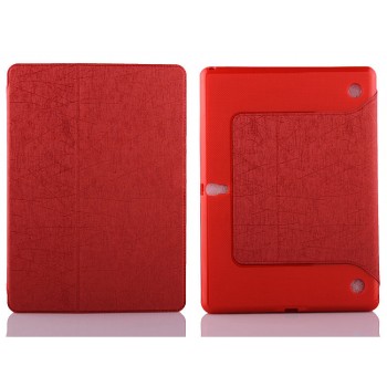 Текстурный чехол подставка с внутренними для Samsung Galaxy Tab S 10.5 Красный