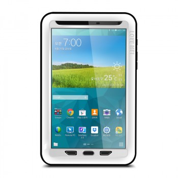 Силиконовый чехол экстрим защита для Samsung Galaxy Tab S 8.4 Белый