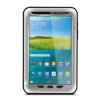 Силиконовый чехол экстрим защита для Samsung Galaxy Tab S 8.4 Серый