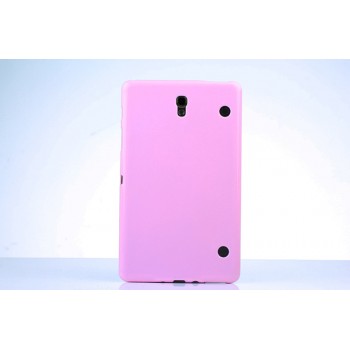 Силиконовый непрозрачный чехол для Samsung Galaxy Tab S 8.4 Розовый