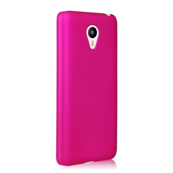 Пластиковый матовый непрозрачный чехол для Meizu M2 Note Пурпурный