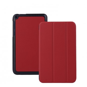 Чехол флип подставка сегментарный для Asus FonePad 8 Красный