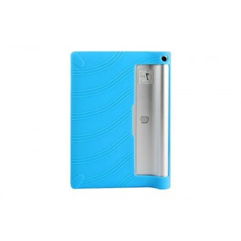Силиконовый матовый текстурный чехол для Lenovo Yoga Tablet 2 8 Голубой