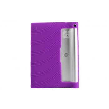 Силиконовый матовый текстурный чехол для Lenovo Yoga Tablet 2 8 Фиолетовый