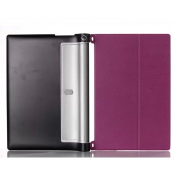 Кожаный чехол подставка для Lenovo Yoga Tablet 2 8 Фиолетовый