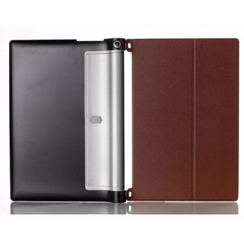 Кожаный чехол подставка для Lenovo Yoga Tablet 2 8 Коричневый