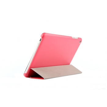 Чехол флип подставка сегментарный для Lenovo IdeaTab A5500 Розовый