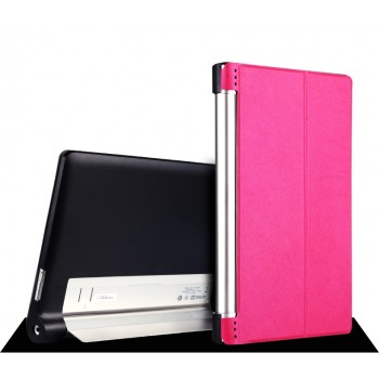 Кожаный чехол подставка для Lenovo Yoga Tablet 2 10 Пурпурный