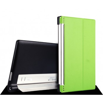 Кожаный чехол подставка для Lenovo Yoga Tablet 2 10 Зеленый