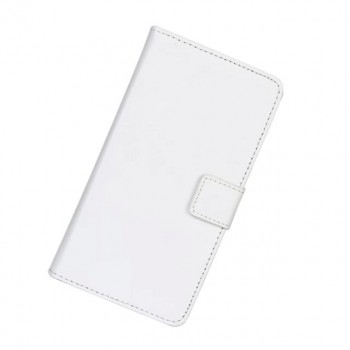Чехол портмоне подставка на пластиковой основе на магнитной защелке для Sony Xperia XA Белый
