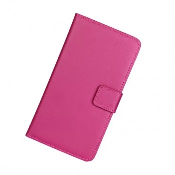 Чехол портмоне подставка на пластиковой основе на магнитной защелке для Sony Xperia XA Пурпурный
