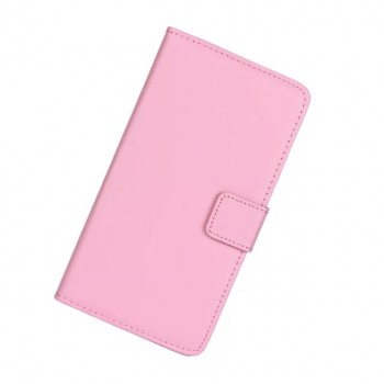Чехол портмоне подставка на пластиковой основе на магнитной застежке для Sony Xperia X Performance  Розовый