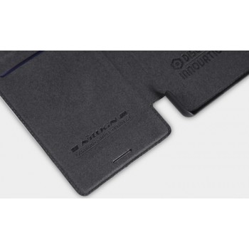 Винтажный чехол горизонтальная книжка на пластиковой основе с отсеком для карт для Sony Xperia X Черный