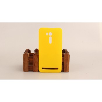 Пластиковый непрозрачный матовый чехол для ASUS Zenfone Go 5.5/Go TV Желтый