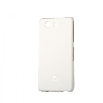 Силиконовый непрозрачный чехол для Sony Xperia Z3 Compact  Белый