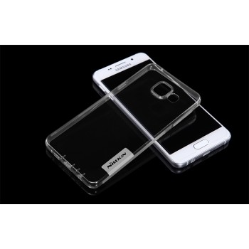 Силиконовый матовый полупрозрачный чехол с улучшенной защитой элементов корпуса (заглушки) для Samsung Galaxy A3 (2016)  Серый