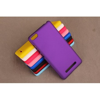 Пластиковый непрозрачный матовый чехол для Xiaomi Mi4i  Фиолетовый