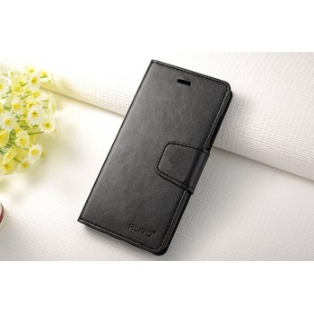 Чехол портмоне подставка на силиконовой основе на магнитной защелке для Xiaomi Mi4i  Черный